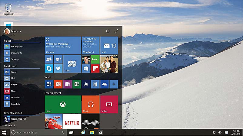 O novo Windows 10 começa a ser distribuído hoje