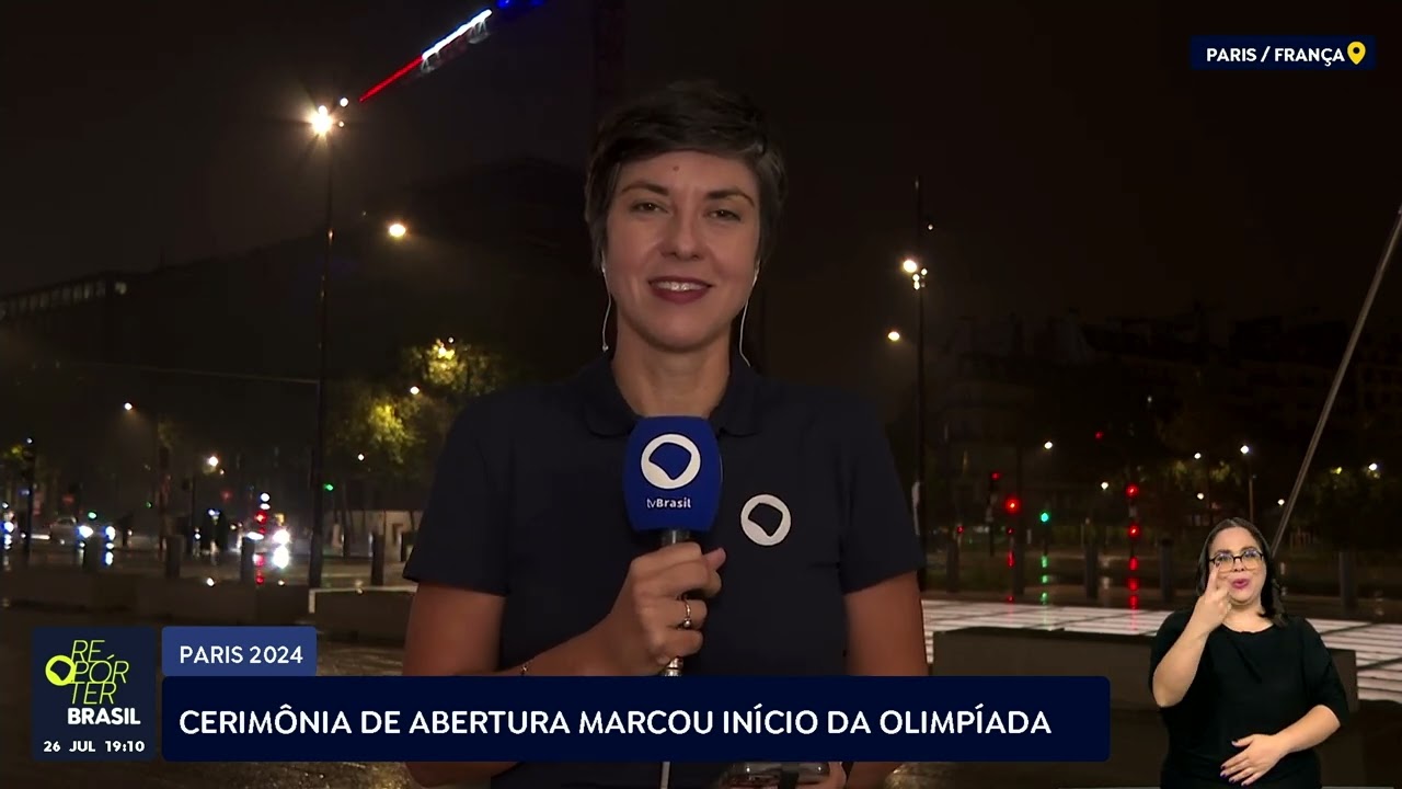 Cerimônia de abertura marca início da Olimpíada de Paris