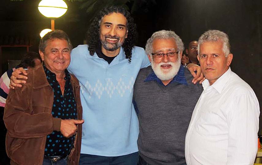 Os advogados Orlando Romero, Flávio Duarte, Adélio Duarte e William Rocha