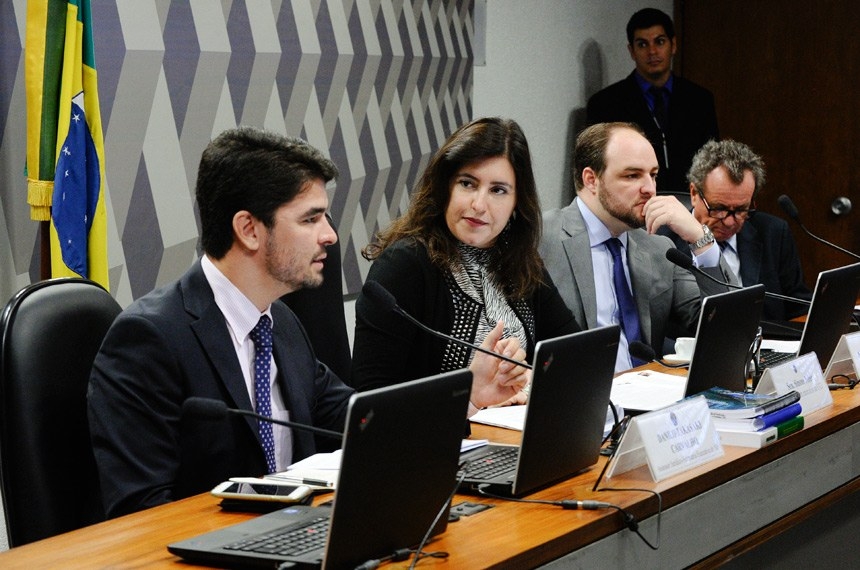 Simone Tebet, relatora, aprova maior segurança jurídica. Foto: Edilson Rodrigues/Agência Senado.